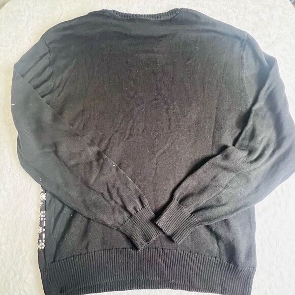 Star Wars Womens Black Darth Vader Ugly Christmas Knit Pullover Sweater XL - Picture 5 of 5